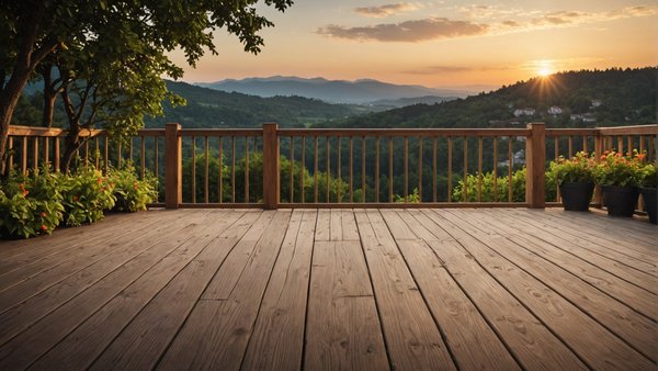 Découvrez la beauté intemporelle de la terrasse en bois durable
