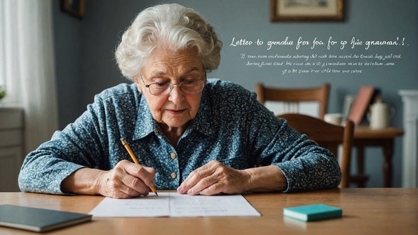 Lettre d'une mamie à son petit fils : des mots d'amour pour son anniversaire